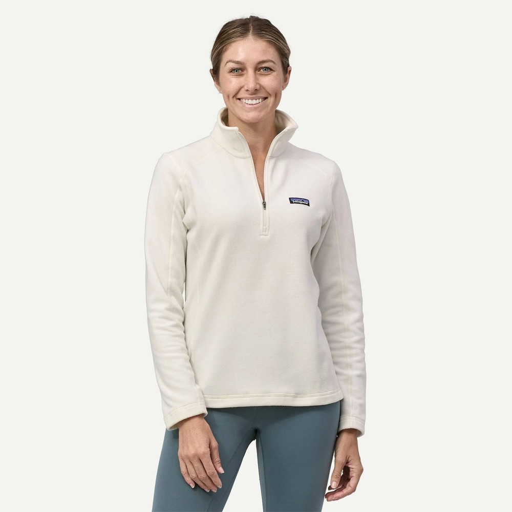 Patagonia Micro D 1/4-Zip Pullover Birch White XL New With Tags